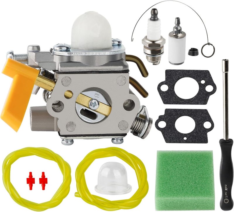 Ferilter CS26 Carburetor for Ryobi CS26 CS30 SS26 SS30 26cc 30cc Engine RY30220 RY30160 RY30522 Weed Eater 308054043 308054077 308054013 Carburetor for Homelite Trimmer Blower Parts - Image 1